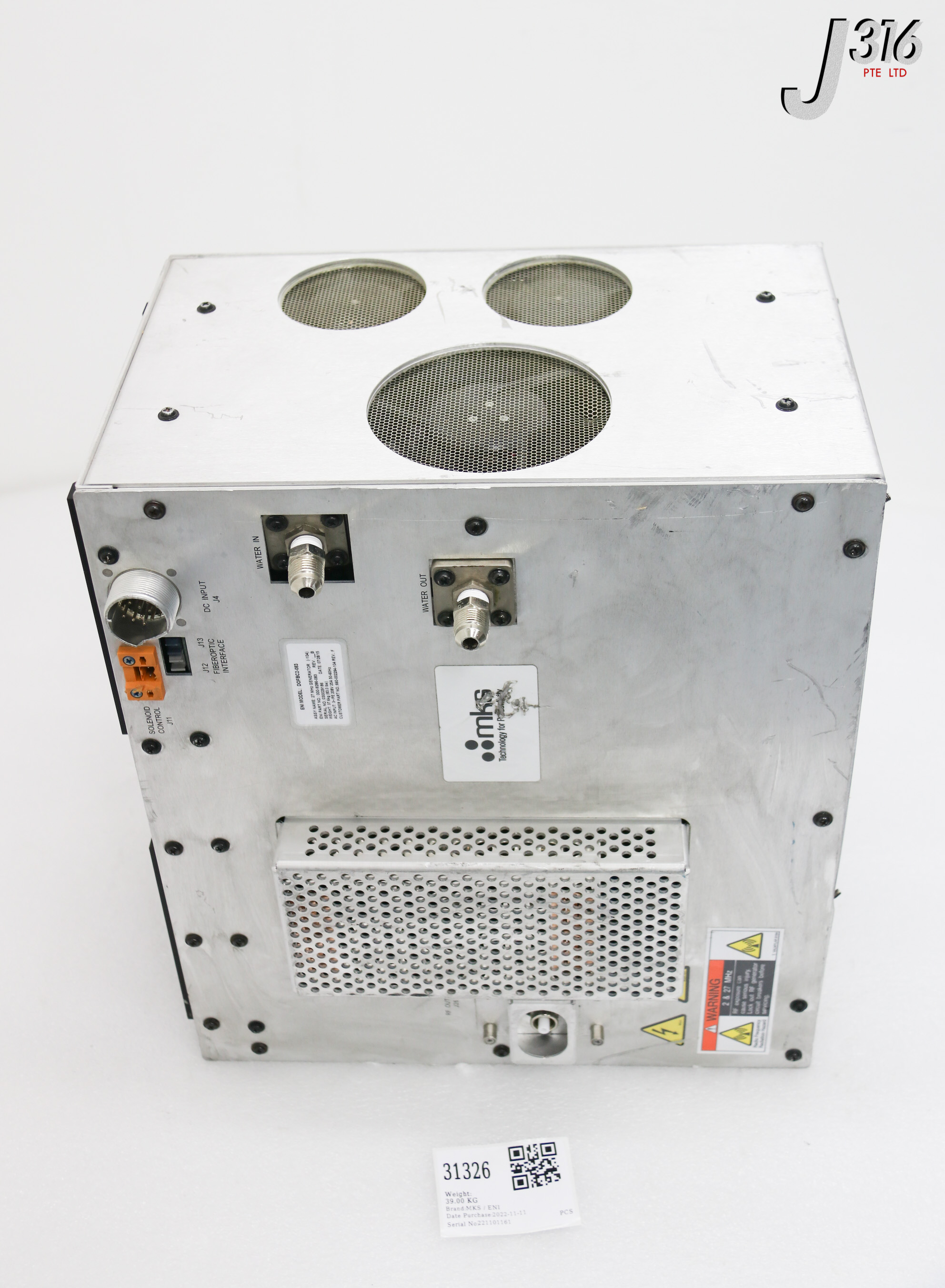 31326 MKS / ENI RF GENERATOR, 27MHZ, 000-9286-083 DOFBC2-083 | eBay